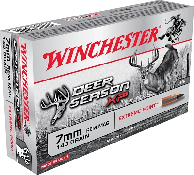 Winchester Deer Season XP 7mm Remington Mag 140-Grain Rifle Ammunition                                                          