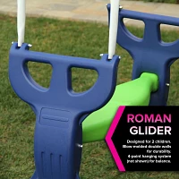 Sportspower Rosemead Metal Swing and Slide Set                                                                                  