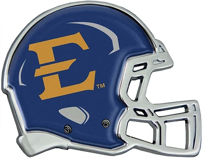 Stockdale East Tennessee State University Chrome Helmet Auto Emblem                                                             