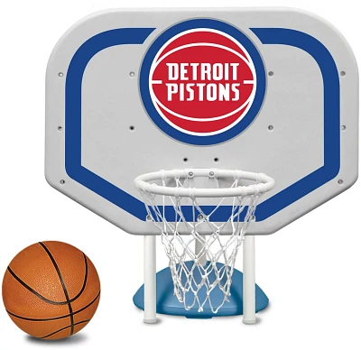 Poolmaster® Detroit Pistons Pro Rebounder Style Poolside Basketball Game                                                       