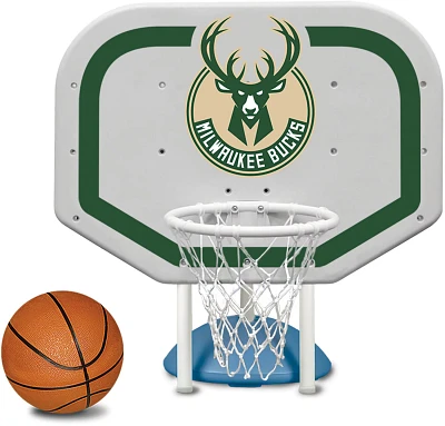 Poolmaster® Milwaukee Bucks Pro Rebounder Style Poolside Basketball Game                                                       