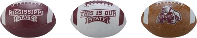 Rawlings® Boys' Mississippi State University 3rd Down Softee 3-Ball Football Set                                               