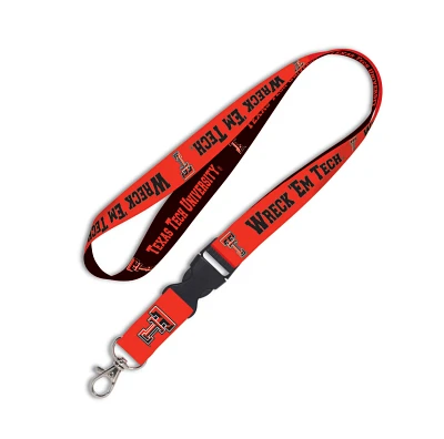 WinCraft Texas Tech University 3/4" Lanyard with Detachable Buckle                                                              