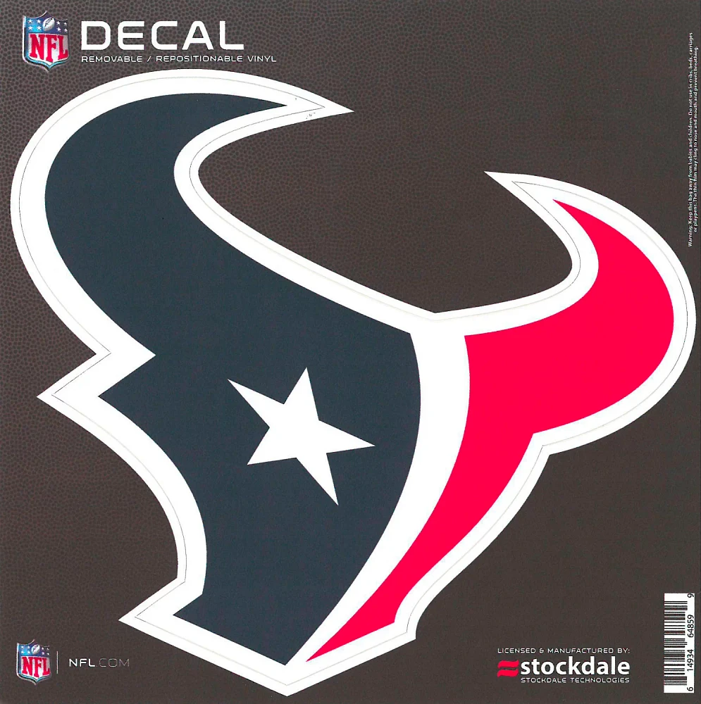 Stockdale Houston Texans 6" x 6" Decal                                                                                          