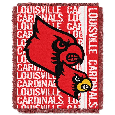 The Northwest Company University of Louisville Double Play Woven Jacquard Throw                                                 