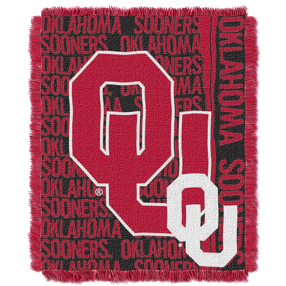 The Northwest Company University of Oklahoma Double Play Triple-Woven Jacquard Throw                                            