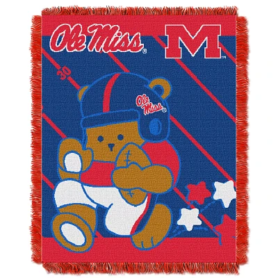 The Northwest Company University of Mississippi Fullback Woven Jacquard Throw                                                   