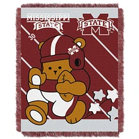 The Northwest Company Mississippi State University Fullback Woven Jacquard Throw                                                