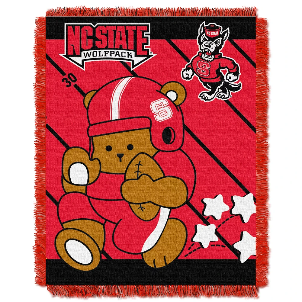 The Northwest Company North Carolina State University Fullback Woven Jacquard Throw                                             