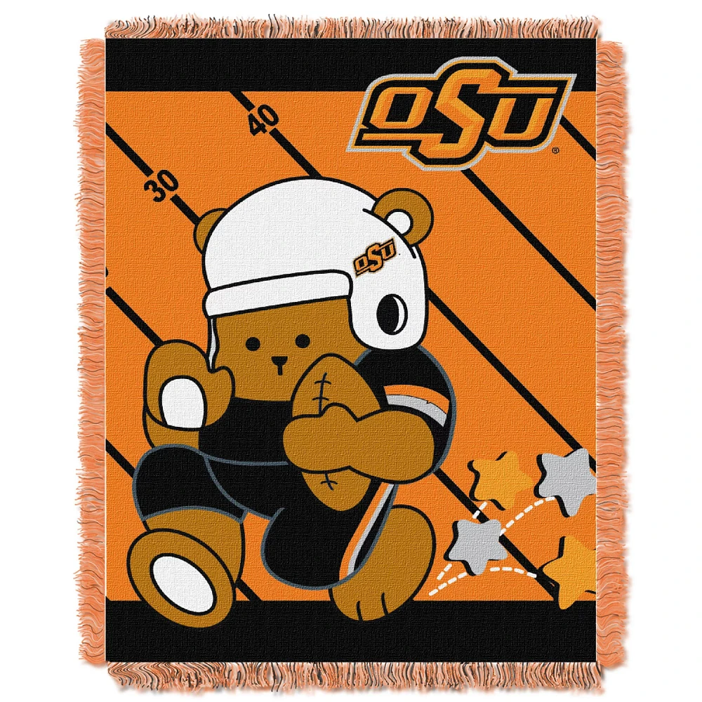 The Northwest Company Oklahoma State University Fullback Woven Jacquard Throw                                                   