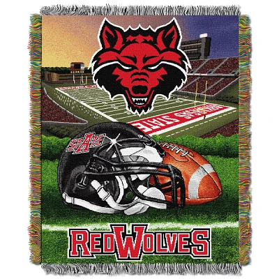 The Northwest Company Arkansas State University Home Field Advantage Tapestry Throw                                             