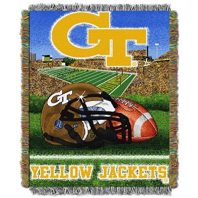 The Northwest Company Georgia Tech Home Field Advantage Tapestry Throw                                                          