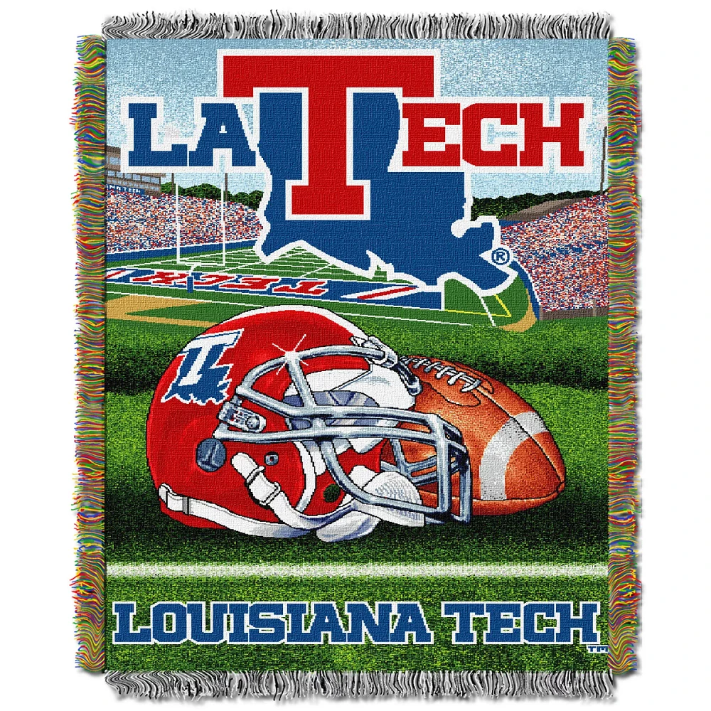 The Northwest Company Louisiana Tech University Home Field Advantage Tapestry Throw                                             