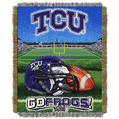The Northwest Company Texas Christian University Home Field Advantage Tapestry Throw                                            