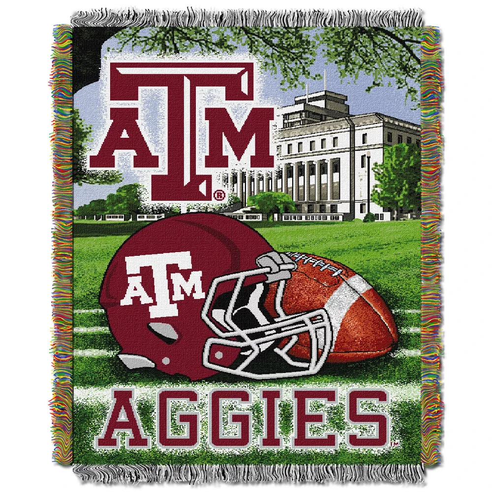 The Northwest Company Texas A&M University Home Field Advantage Tapestry Throw                                                  