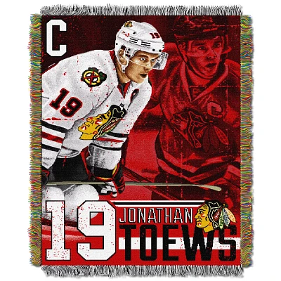 The Northwest Company Chicago Blackhawks Jonathan Toews Tapestry Throw                                                          