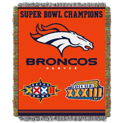 The Northwest Company Denver Broncos Commemorative Tapestry Throw                                                               