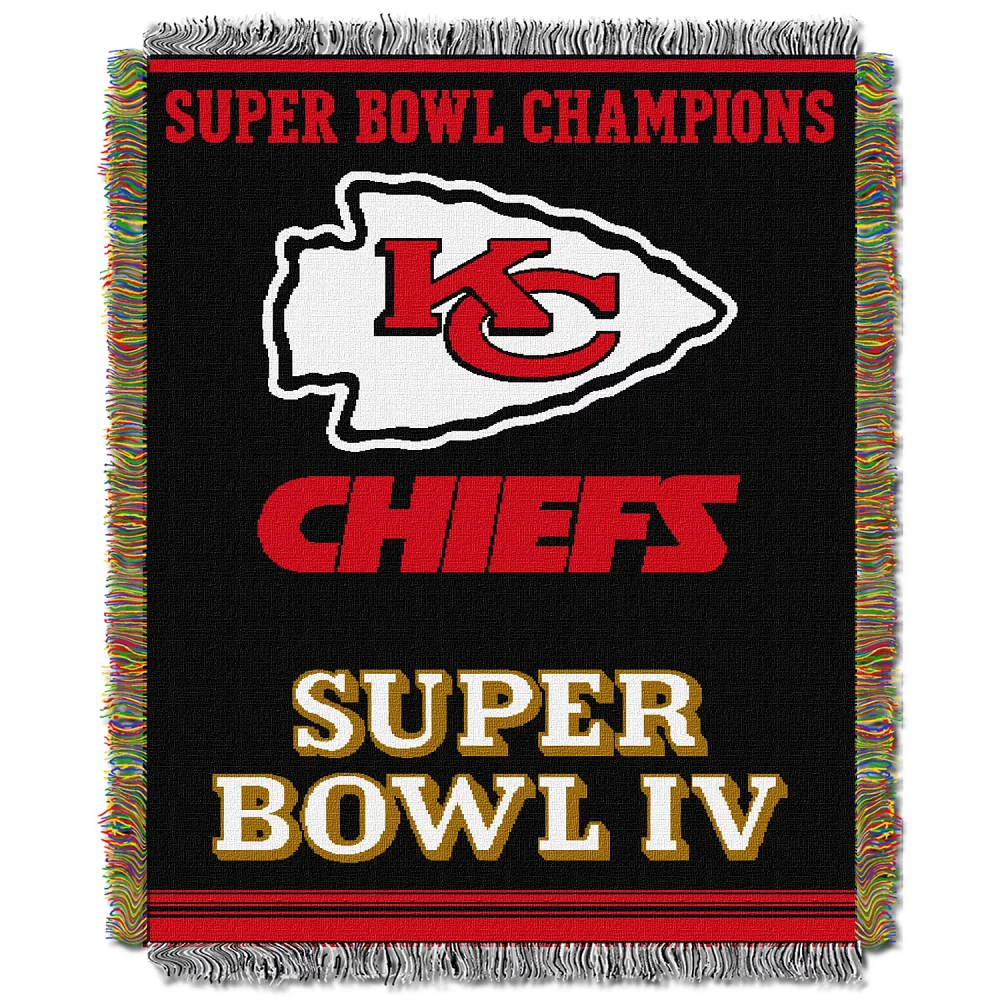 The Northwest Company Kansas City Chiefs Commemorative Tapestry Throw                                                           