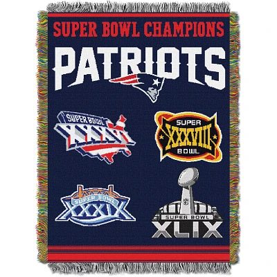 The Northwest Company New England Patriots Commemorative Tapestry Throw                                                         