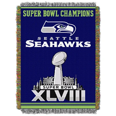 The Northwest Company Seattle Seahawks Commemorative Tapestry Throw                                                             