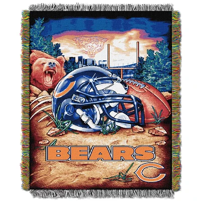 The Northwest Company Chicago Bears Home Field Advantage Tapestry Throw                                                         