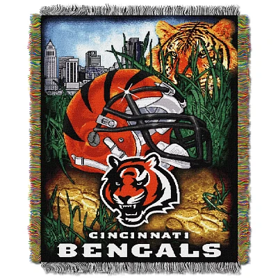 The Northwest Company Cincinnati Bengals Home Field Advantage Tapestry Throw                                                    