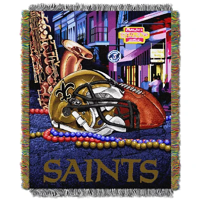 The Northwest Company New Orleans Saints Home Field Advantage Tapestry Throw                                                    