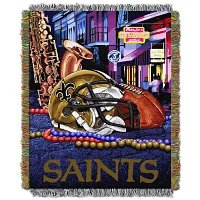 The Northwest Company New Orleans Saints Home Field Advantage Tapestry Throw                                                    