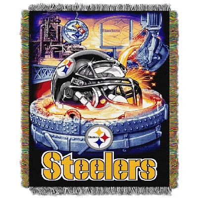 The Northwest Company Pittsburgh Steelers Home Field Advantage Tapestry Throw                                                   
