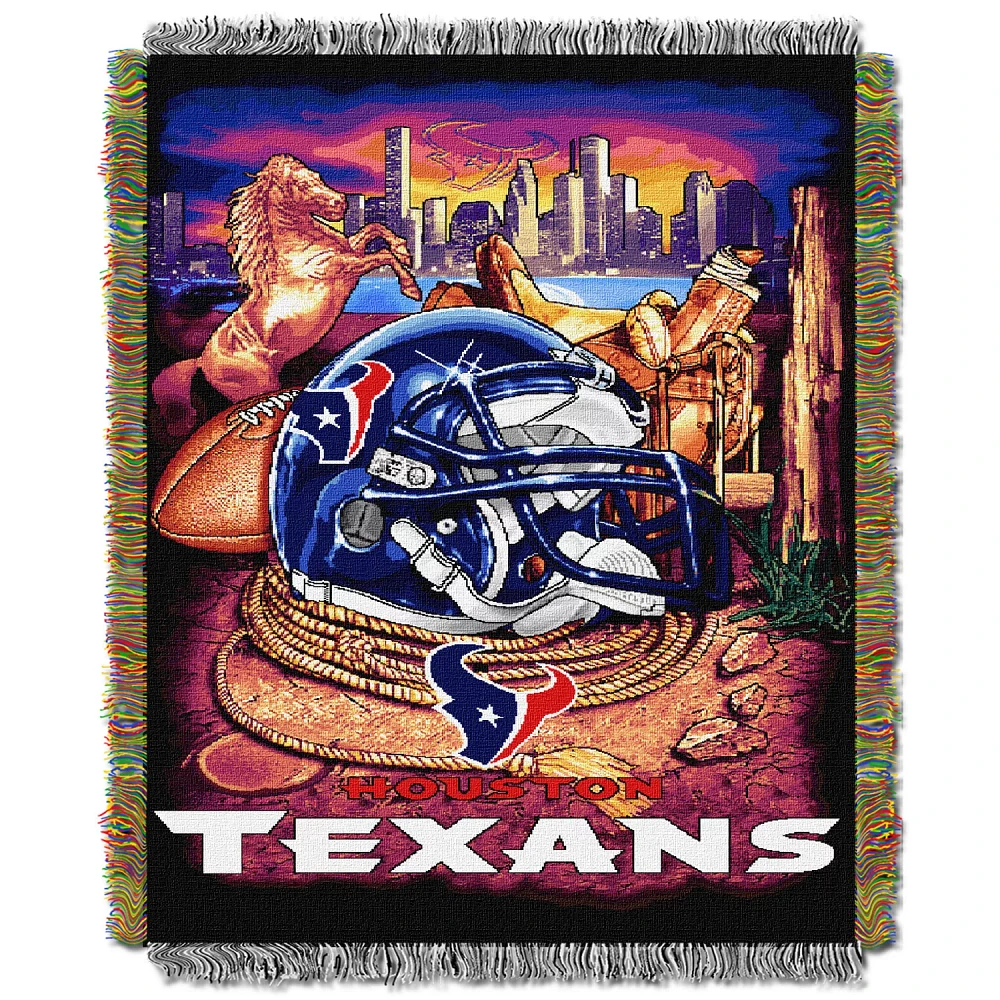 The Northwest Company Houston Texans Home Field Advantage Tapestry Throw                                                        