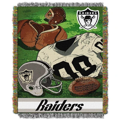 The Northwest Company Oakland Raiders Vintage Tapestry Throw                                                                    