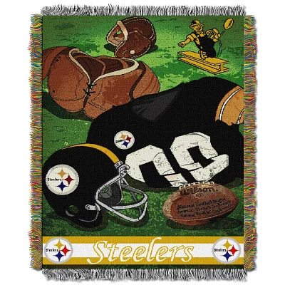 The Northwest Company Pittsburgh Steelers Vintage Tapestry Throw                                                                