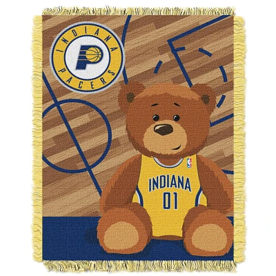 The Northwest Company Indiana Pacers Half Court Woven Jacquard Throw                                                            