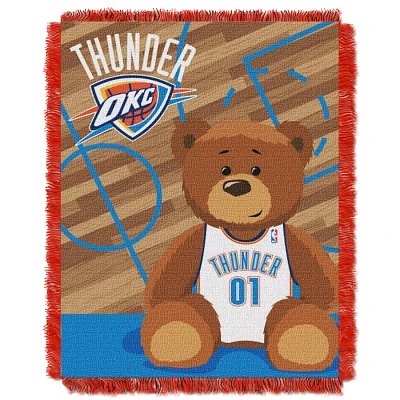 The Northwest Company Oklahoma City Thunder Half Court Woven Jacquard Throw                                                     