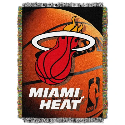 The Northwest Company Miami Heat Photo Real Tapestry Throw                                                                      