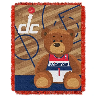 The Northwest Company Washington Wizards Half Court Woven Jacquard Throw                                                        