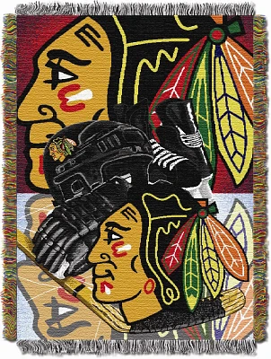 The Northwest Company Chicago Blackhawks Home Ice Advantage Tapestry Throw                                                      