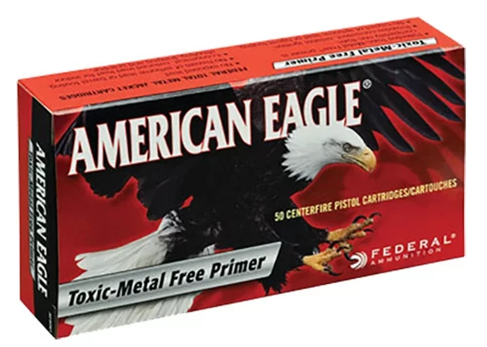 Federal Premium American Eagle 9mm 124-Grain Total Metal Jacket Centerfire Handgun Ammunition                                   