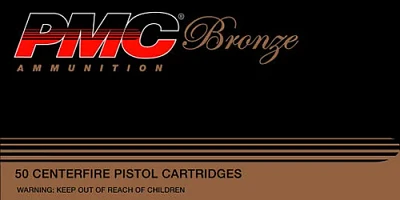 PMC Bronze 9mm 115-Grain Jacketed Hollow Point Centerfire Handgun Ammunition                                                    