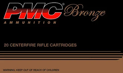 PMC Bronze 7.62 x 39mm 123-Grain Full Metal Jacket Centerfire Rifle Ammunition                                                  
