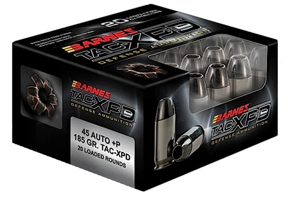 BARNES TAC-XP .45 ACP 185-Grain Bullets                                                                                         