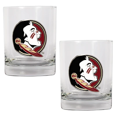 Great American Products Florida State University 14 oz. Rocks Glasses 2-Pack                                                    