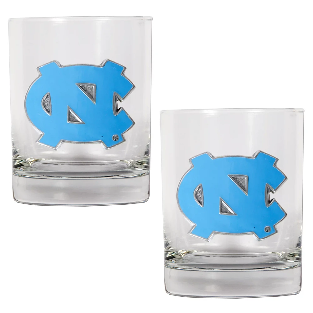 Great American Products University of North Carolina 14 oz. Rocks Glasses 2-Pack                                                