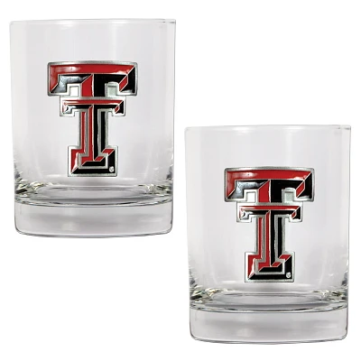 Great American Products Texas Tech University 14 oz. Rocks Glasses 2-Pack                                                       