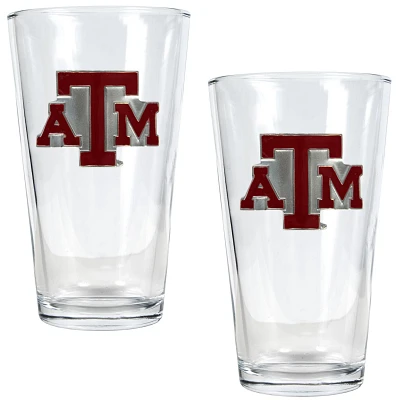 Great American Products Texas A&M University 16 oz. Pint Glasses 2-Pack                                                         
