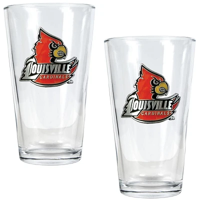 Great American Products University of Louisville 16 oz. Pint Glasses 2-Pack                                                     