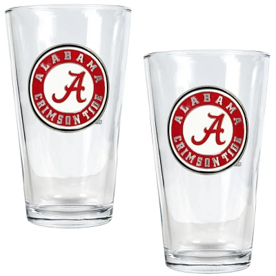 Great American Products University of Alabama 16 oz. Pint Glasses 2-Pack                                                        