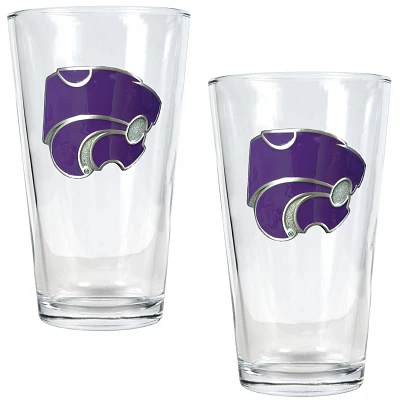 Great American Products Kansas State University 16 oz. Pint Glasses 2-Pack                                                      