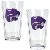 Great American Products Kansas State University 16 oz. Pint Glasses 2-Pack                                                      