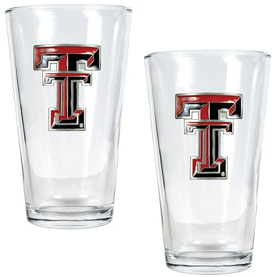 Great American Products Texas Tech University 16 oz. Pint Glasses 2-Pack                                                        